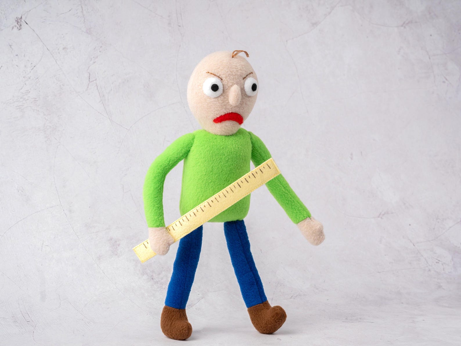 Baldi's Basics Plush - Handmade Soft Toy, Made to Order, 13 Inches - Etsy
