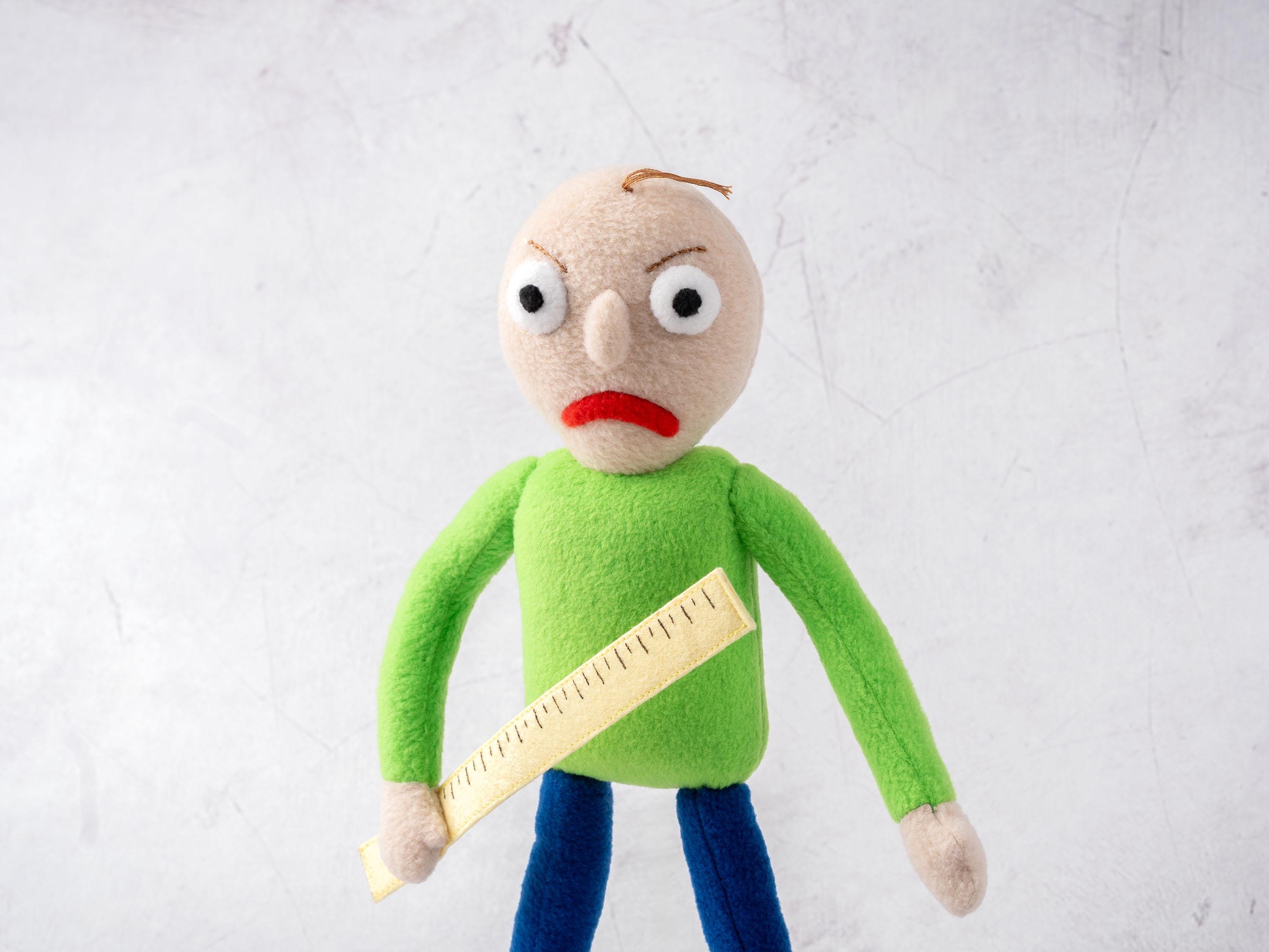 Baldi's Basics Plush - Handmade Soft Toy, Made to Order, 13 Inches - Etsy