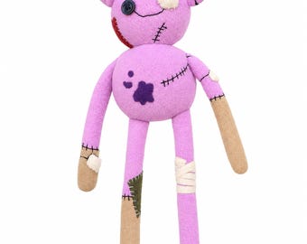 Hambo Plush – Marcy’s Bear, Handmade Soft Toy, Stuffed Animal, Made to Order, 15-Inch Plushie