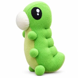 Hollow Knight Grub Plush - Handgjord Grub Gosedjur 20 cm