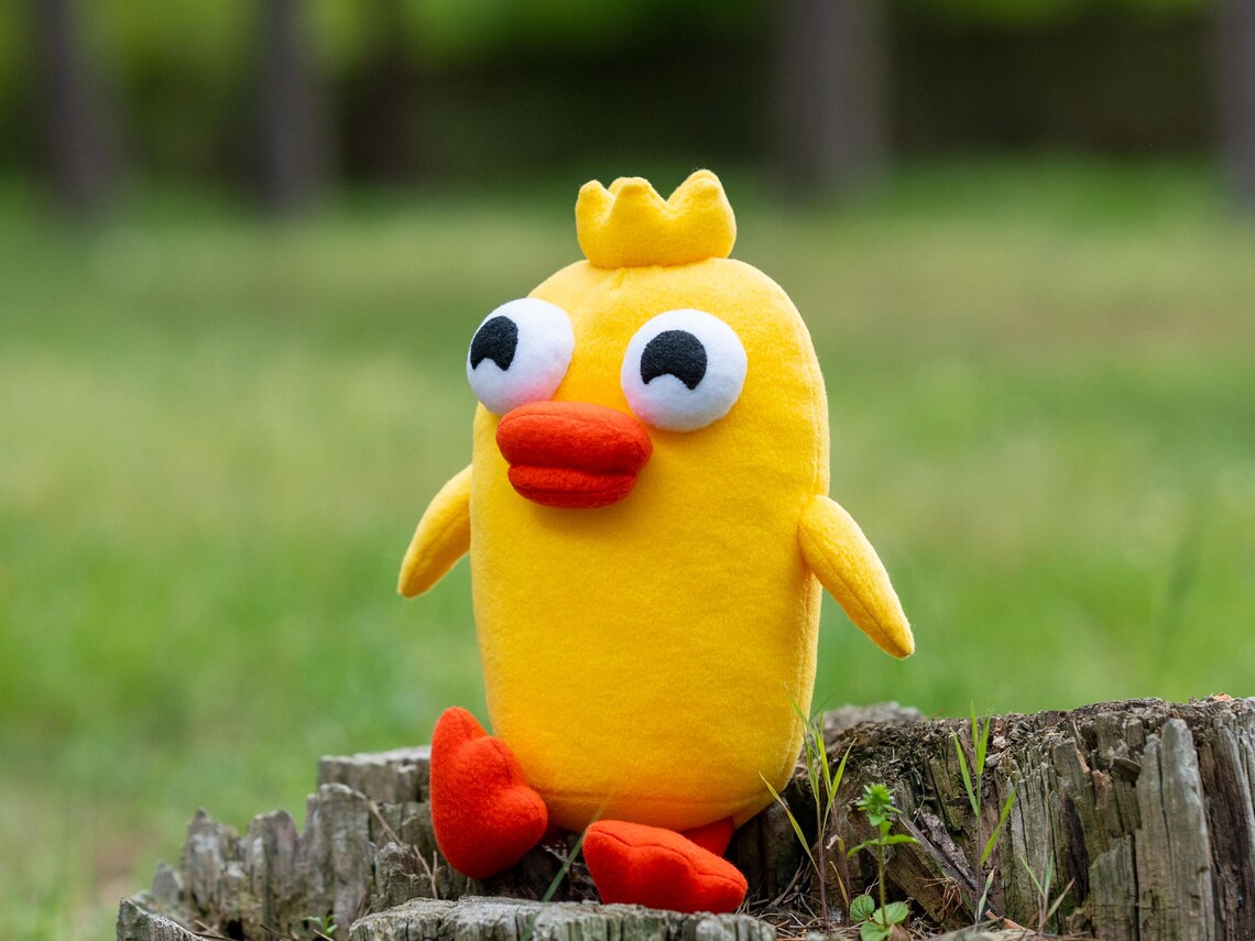 Ducky Momo Plush – Handmade Cute Duck Soft Toy, Inspired by Beloved ...