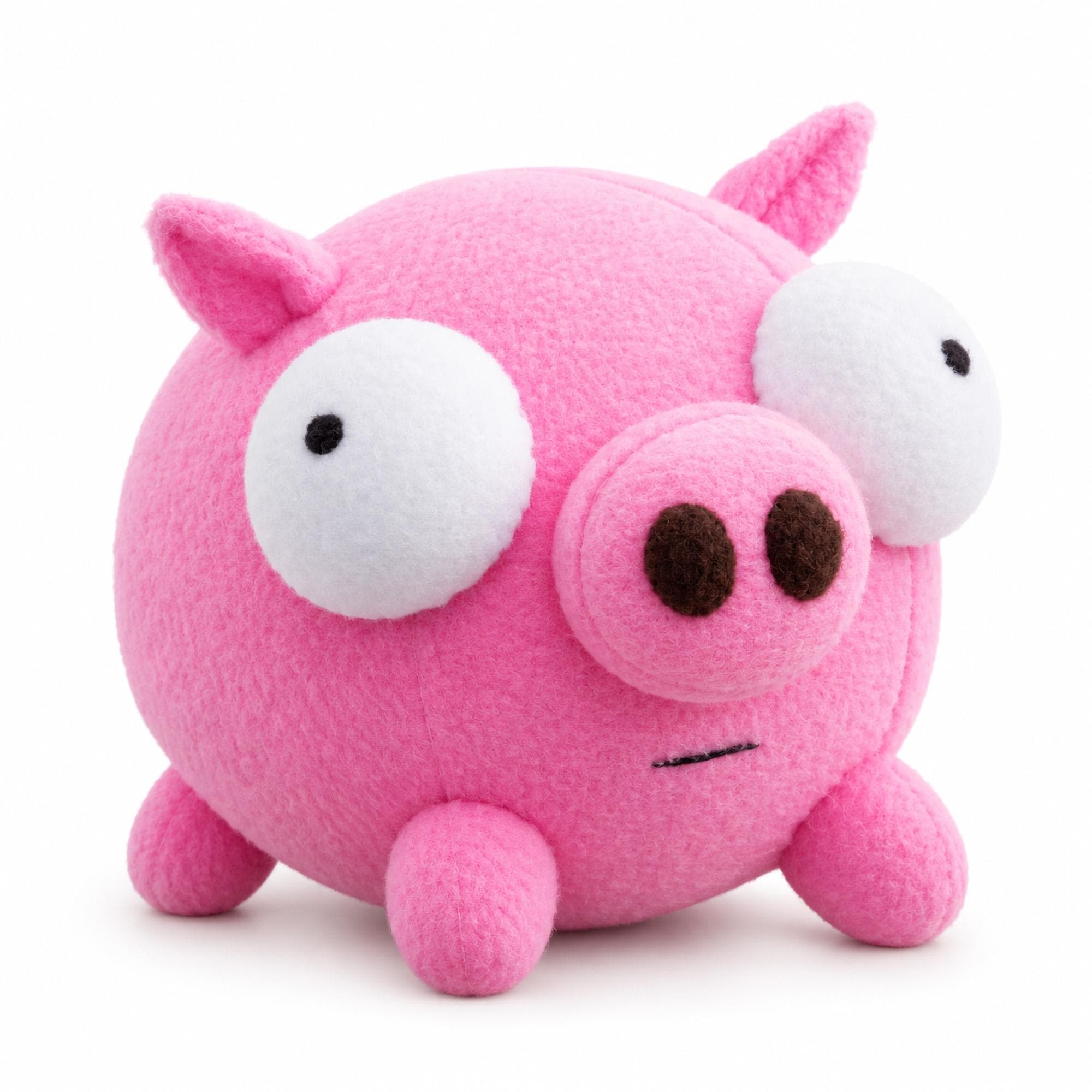 Pig ☆ Piggy Plush Inspired by Invader Zim, GIR Plushie, Handmade Pink
