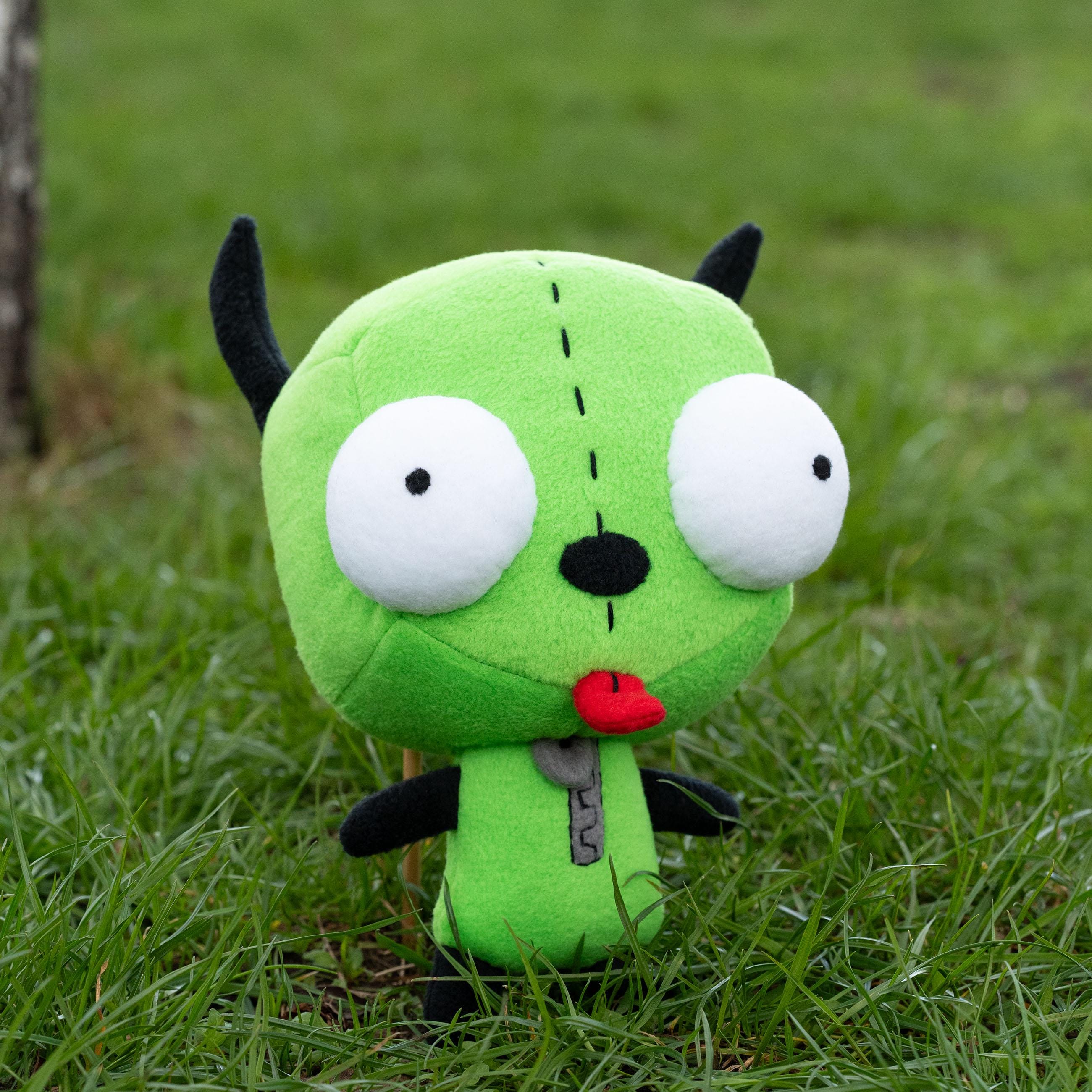 Gir Plush, Invader Zim Inspired, Invader Zim Gir Handmade Soft Toy