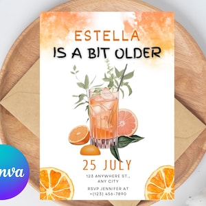 End of Summer Party Invitation, Summer Party Invitation, Summer Invites, Canva template