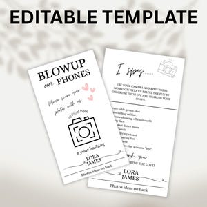 Partage d'un modèle de code QR de mariage, jeu de téléphones portables, réception de mariage, impression de chasse aux photos d'espionnage, carte toile non traditionnelle