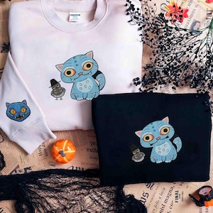Embroidered KPOP Band Sweatshirt, Derpy Demon Hunt Tee, Gift For Korean KPOP Fan, Funny Band Girls, Gift For Her ESS064.H.C