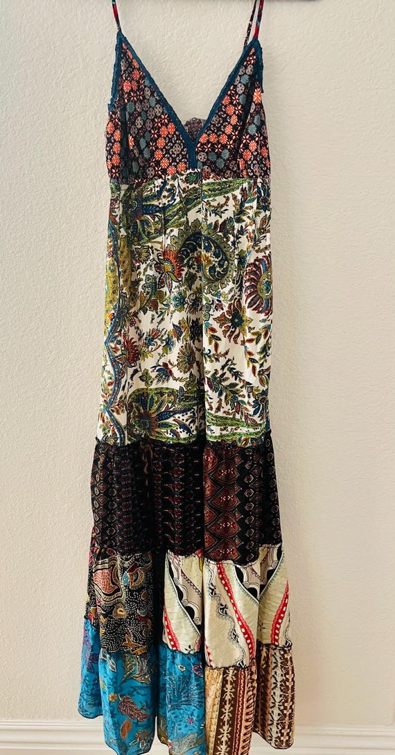 PATCHWORK INDIAN MAXIDRESS - image 2