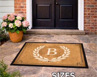 Personalized Doormat, Custom Logo Doormat, Welcome Mat, Custom Printed First Home Couple's Gift, Outdoor Doormat, Wedding Gift, High Quality