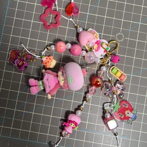 Raspberry Tart keychain/bagcharm