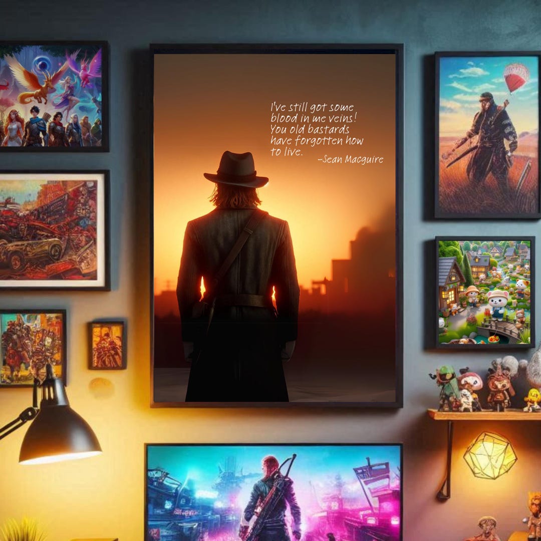 RDR2 Sean Macguire Quote Print – Gamer Art (PDF) - Etsy