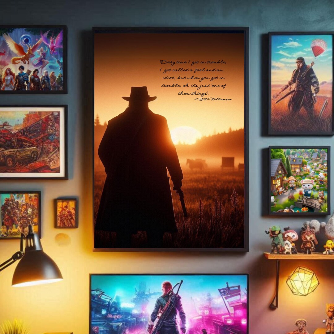 RDR2 Bill Williamson Quote Poster – Rockstar Games Print (PDF) - Etsy