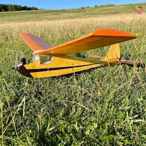Vintage ferngesteuertes Flugzeug: Tom Thumb Laser Cut DXF Dateien (30&quot;Spannweite) (Digitaler Download)