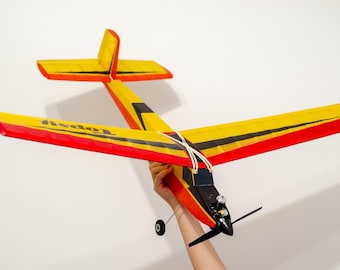 Topsy RC Model Plane |  DXF Plans Laser CNC Cut Files (Digital Download)