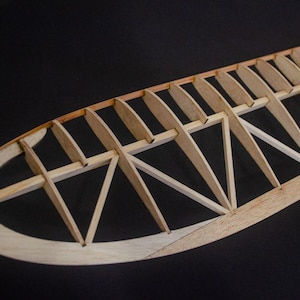 Eaglet RC Vintage Plane | DXF Plans for Balsa Models | Laser-cut Ready ...