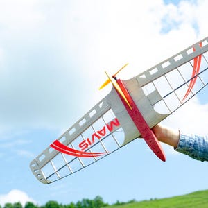 MAVIS Mini RC Flying Wing  | dxf plans for Balsa Models | Laser Cut Ready Files