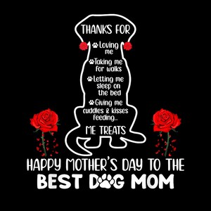 Happy Mother_s Day Dog Mom Png - Mama dog png, Mama png, Mothers Day png, Mothers Day Gift, Instant download