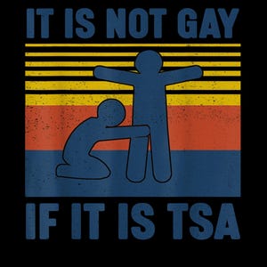 Funny Quote png, It's Not Gay If It's TSA png, Digital download