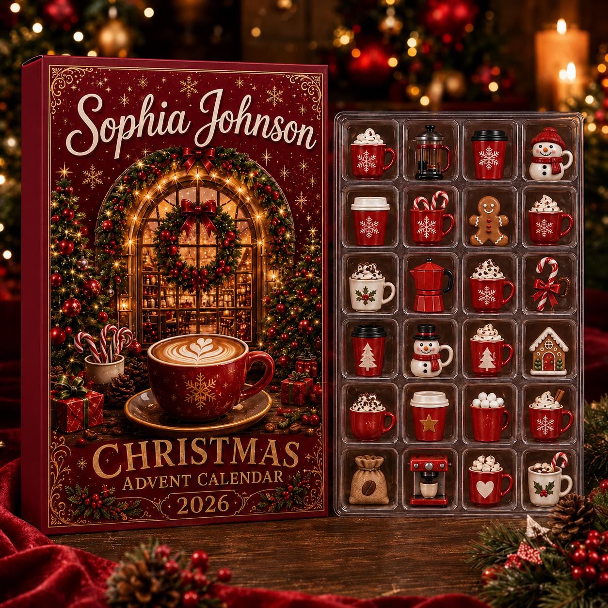 スターバックス 海外 アドベントカレンダー Starbucks Advent Calendars - Etsy