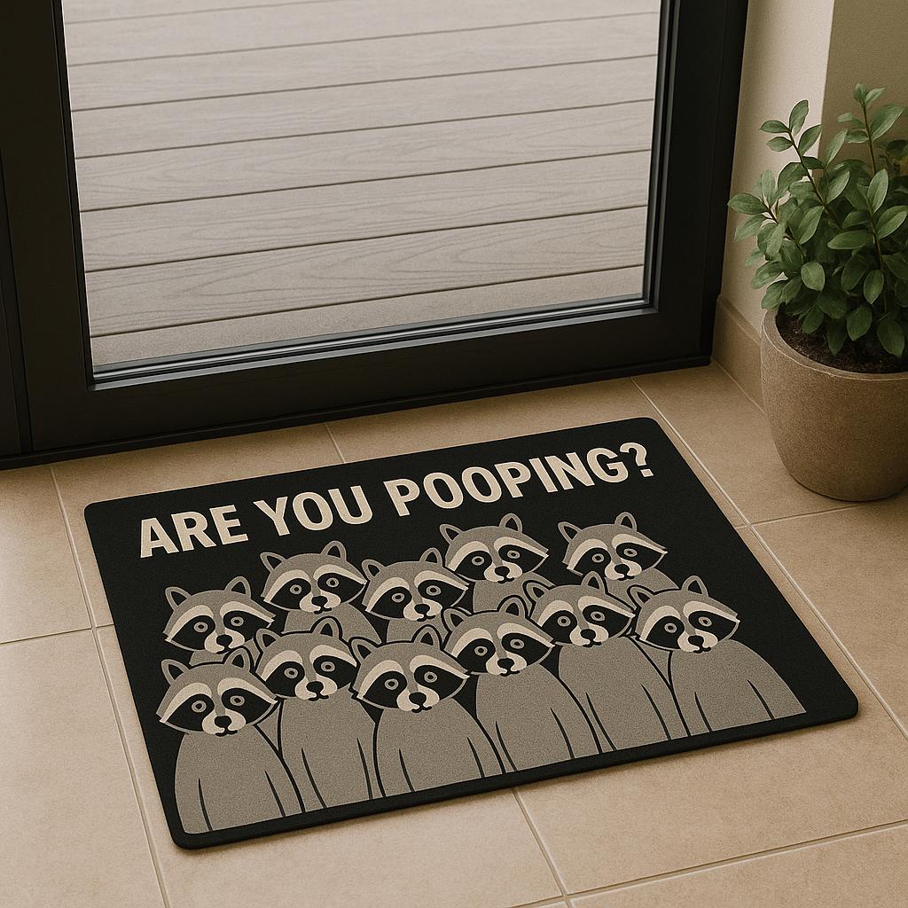 Entree Deurmat Grappig Welkom Je bent nu niet welkom waren Social Distancing Vloermat Rubber Antislip Backing Mat voor Indoor Outdoor 23,6 inch (W) X 15,6 ''(L