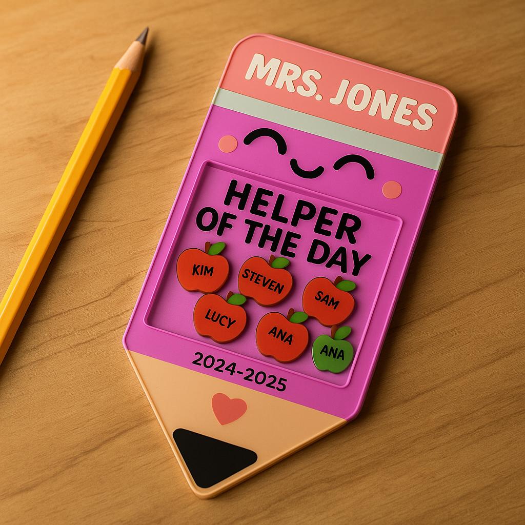 Discover Personalized Teacher Ideal Gift Shaker Magnet, Back to school Gifts