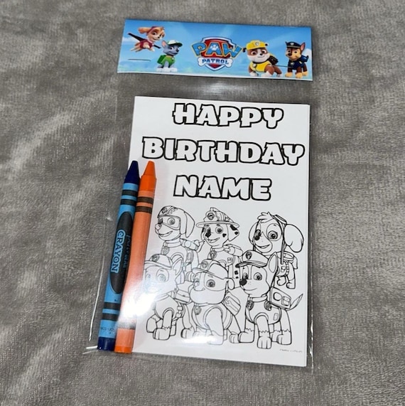 Rescue Dogs/Paw Patrol Theme coloring books