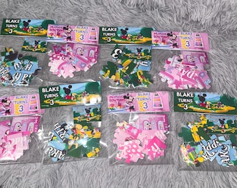 Mouse Theme party favor puzzles