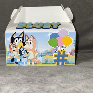 Bluey Theme Small Bundle (candy boxes & chip bags)