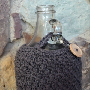 Instant Download Beer Growler Cozy Crochet Pattern 64 oz Half Gallon size May sell finished product image 6