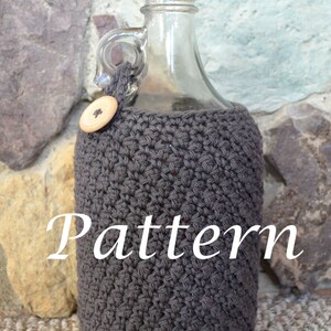 Instant Download Beer Growler Cozy Crochet Pattern 64 oz Half Gallon size May sell finished product image 2