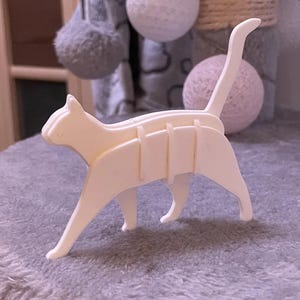 Chat Marchant en Kit – Puzzle 3D à Assembler