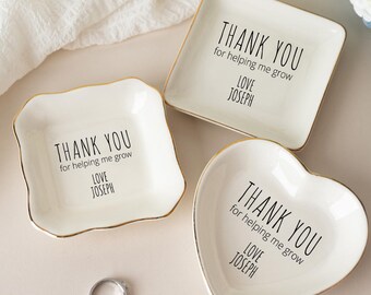 Personalized Teacher Gift, Custom Jewelry Dish for Teacher, Gift for Teacher, End of Year Teacher Appreciation Gifts, Teacher Trinket Dish