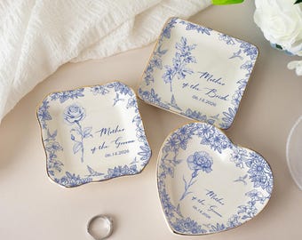 Personalized Mothers Day Gift,Ring Dish For Mom Gifts,Flower Ring Dish,Mother's Day Gift,Gift for Her, Mom Nana Jewelry Dish,Gift From Mom