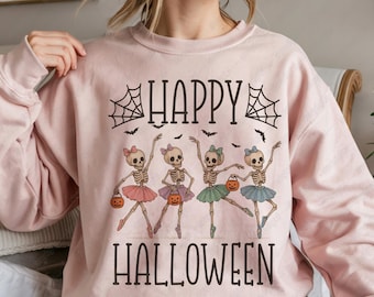 Halloween Ballerina Skeleton PNG: Spooky Ballet Clipart (Digital Download)