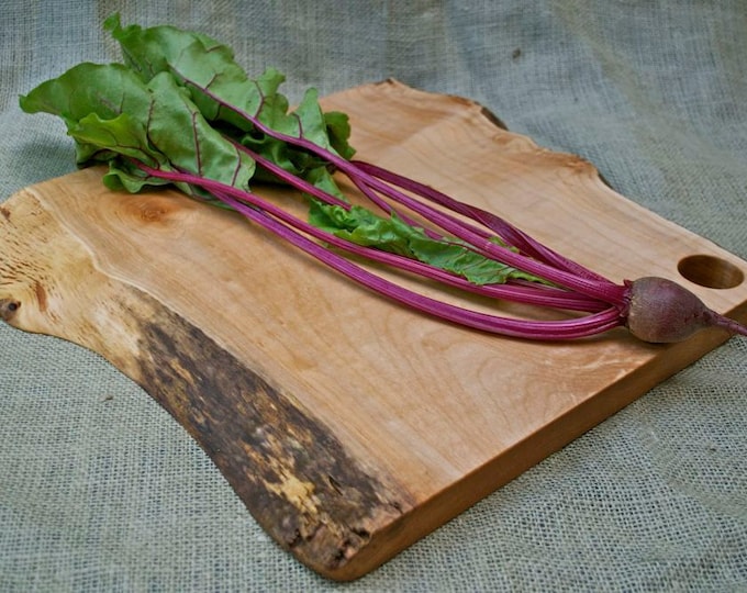 Farmers' Market Cutting Boardnatural Edge Salvaged Wood Etsy