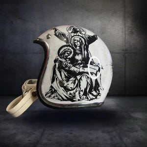 Nieuw! Vintage helm Slimhead 500TX gepatineerd BOBBER CHOPPER-motorfiets