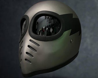 ヴィンテージ エイリアンヘルメット ブラックマット フルフェイス