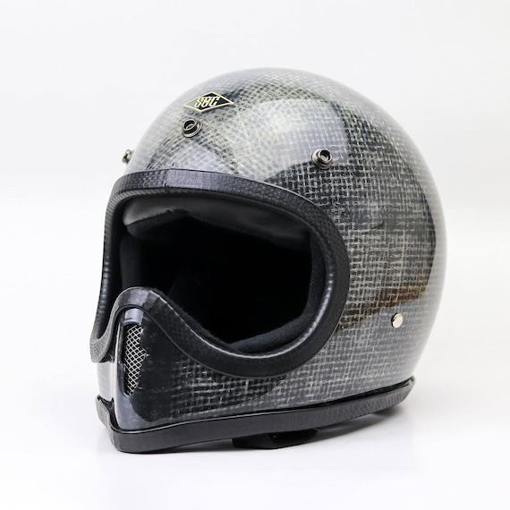 buy motorcycle helmet oldschool minnesota ILM Carbon Fiber Helmets Full Face Racing Model MF577P Fast Track / Medium This cutting n retro flip motorcycle helmet
