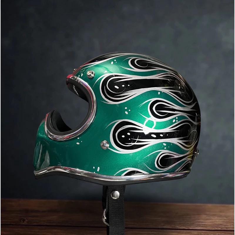 airoh executive stripes motorcycle helmet GP800 FIM – Airoh USA main image 0
