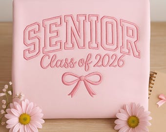 Embroidered Senior 2026 Sweatshirt, Senior Gift