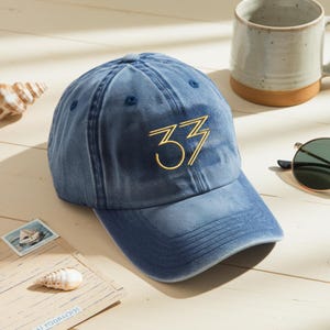 Embroidered Clair Obscur Expedition 33 Hat, Expedition 33 Cap, Clair Obscur Expedition 33 Hat, Game Hat, Father&#39;s day gift, 4th of July gift