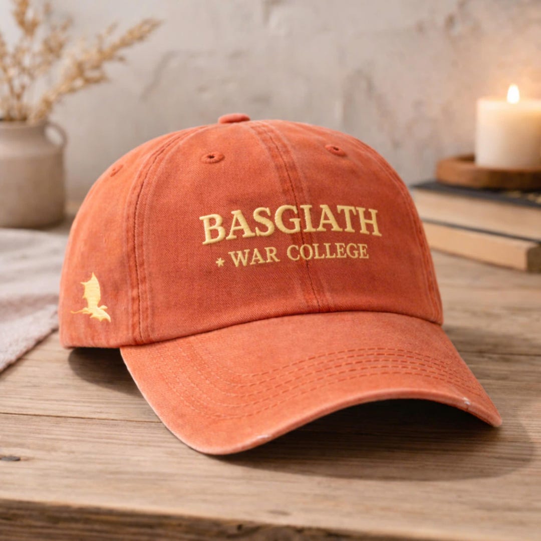 Basgiath War College Embroidered Hat, Fourth Wing Dragon Rider Cap