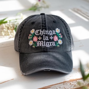Anti ICE Hat, Abolish ICE Hat, Chinga La Migra Hat, Anti Deportations Hat, Fdt Maga , Mexican Pride, Mexican Folkart, Liberal Protest Hat