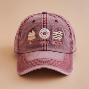 Embroidered Subtle Anti Trump FDT Washed Hat, Anti Trump Sweet Cake Hat, F*ck Trump Hat, Political Unrest Hat, FDT Washed Cap