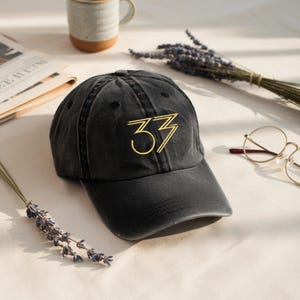 Embroidered Clair Obscur Expedition 33 Hat, Expedition 33 Cap, Clair Obscur Expedition 33 Hat, Game Hat, Father&#39;s day gift, 4th of July gift