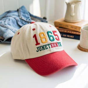 Juneteenth Embroidered Dad Hat, Dad Hat, Gifts For Dad, Emancipation Day, Black Hat, Snapback Hats, Baseball Hats, Dad Hat