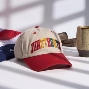 Juneteenth Embroidered Dad Hat, Dad Snapback Hat, Gifts For Dad, Emancipation Day, Black Hat, Snapback Hats, Baseball Hats, Dad Hat