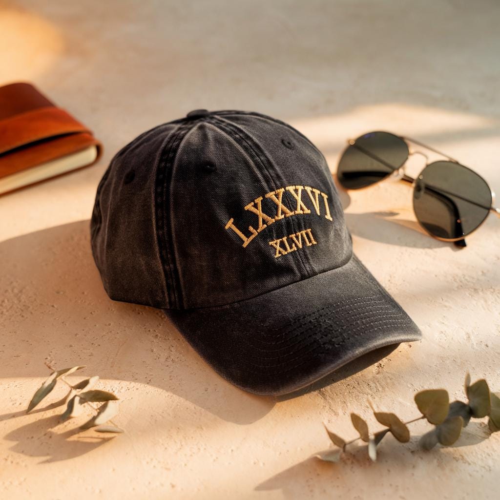 Embroidered 8647 Roman Numerals Hat, Embroidered 86 47 Cap, FDT Washed Cap, Political, Funny Liberal Cap, Foxtrot Delta Tango Cap, 8647 Hat