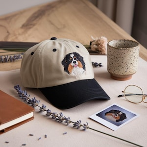 Custom EMBROIDERED Pet Hat Using Pet Photo Personalized Dog Hat Custom Cat Hat Custom Pet Cap Dog Hat Custom Dog Baseball Cap Dog Mom Hat