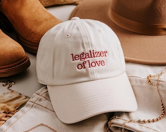 Legalizer Of Love Embroidered Dad Hat, Wedding Officiant Gift