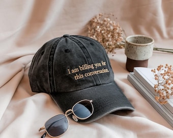 Embroidered Lawyer Hat, Law School Graduation Gift, Washed Cotton Cap